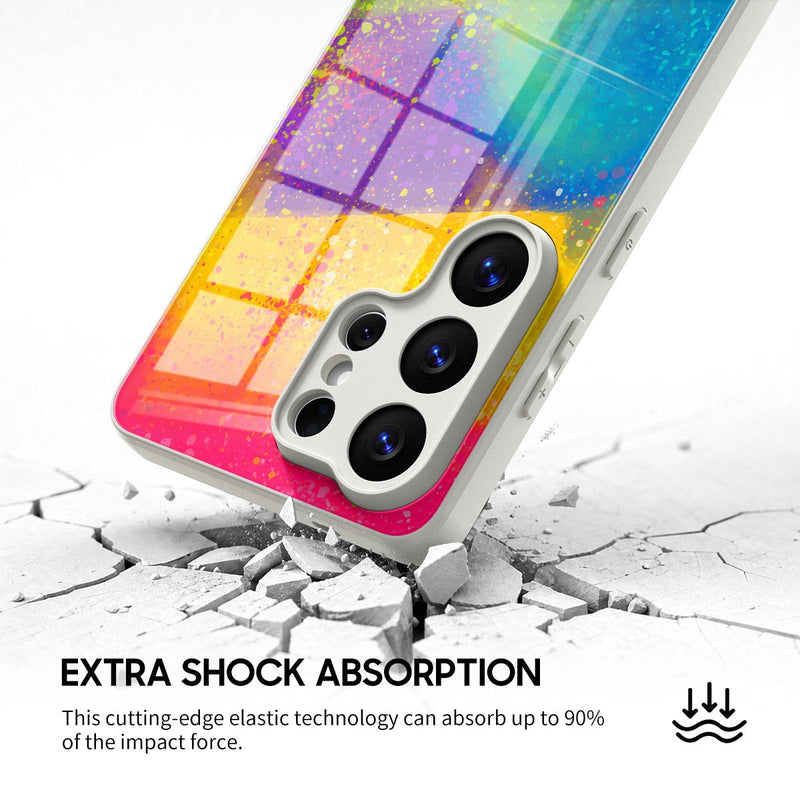 Rainbow Candy - Samsung Glass Case