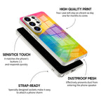 Rainbow Candy - Samsung Glass Case