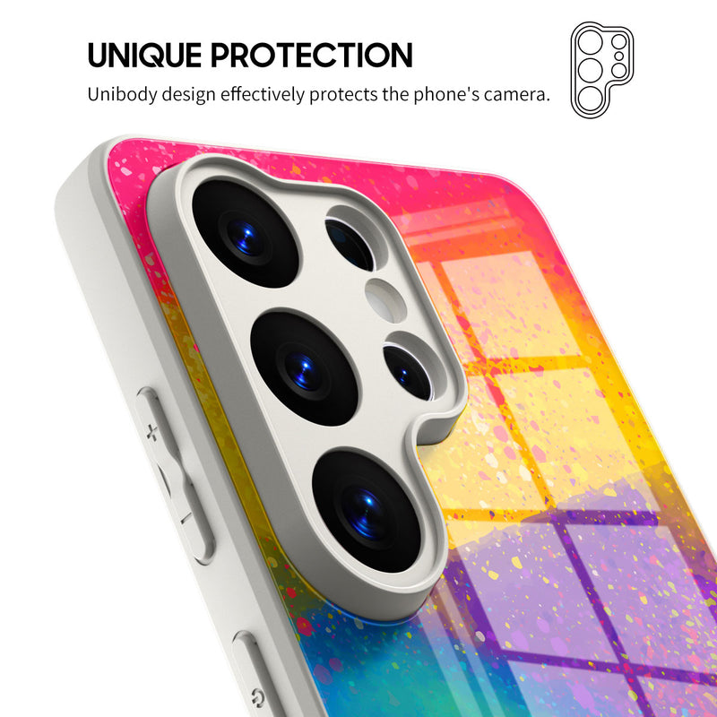 Rainbow Candy - Samsung Glass Case