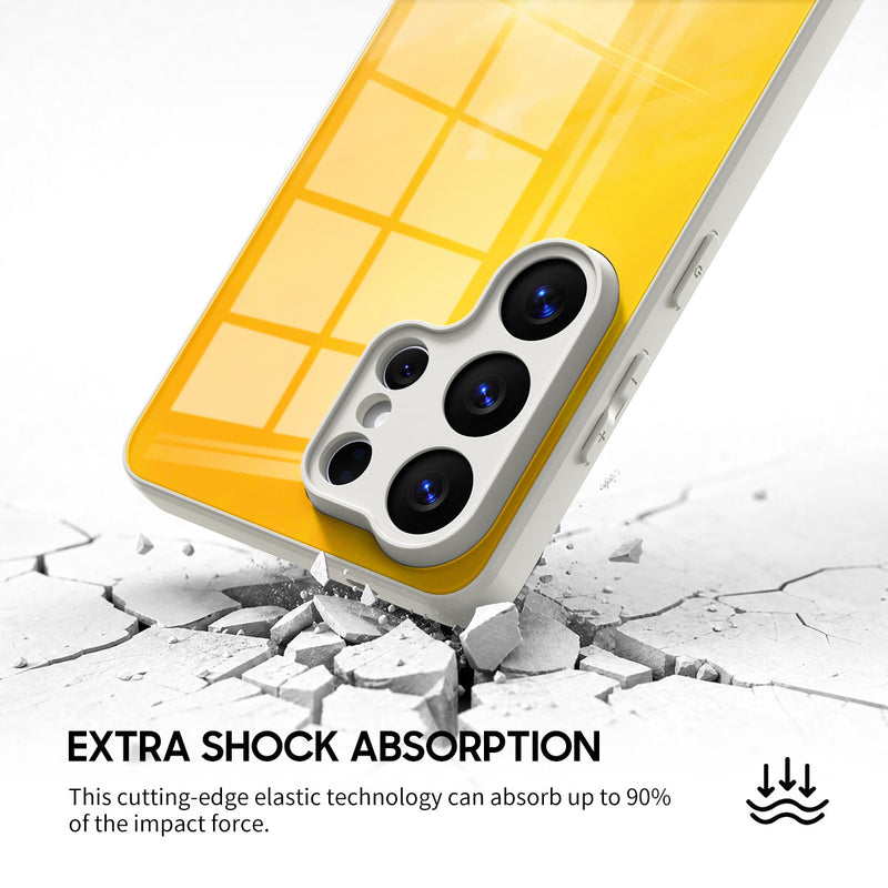 Bright Yellow - Samsung Glass Case
