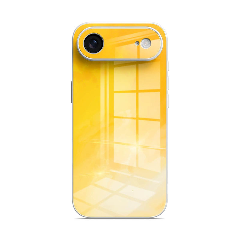 Bright Yellow - iPhone Glass Case