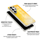 Bright Yellow - Samsung Glass Case