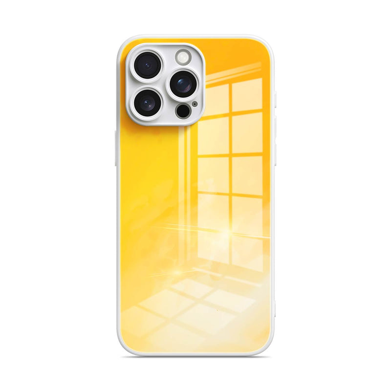 Bright Yellow - iPhone Glass Case