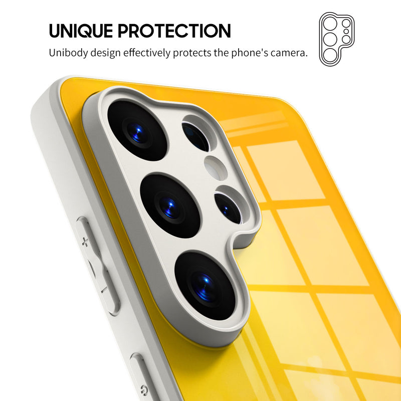 Bright Yellow - Samsung Glass Case