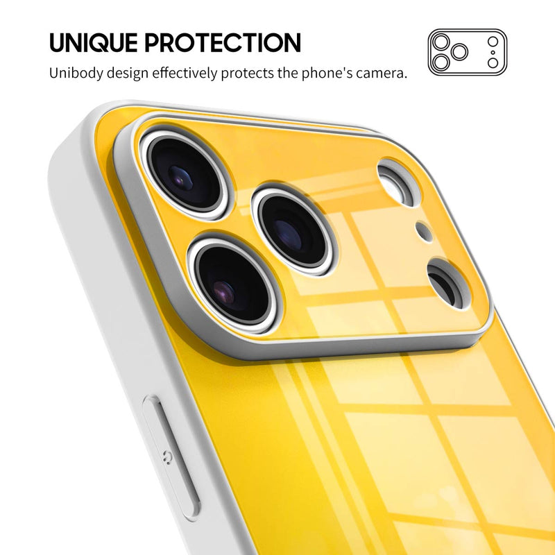 Bright Yellow - iPhone Glass Case