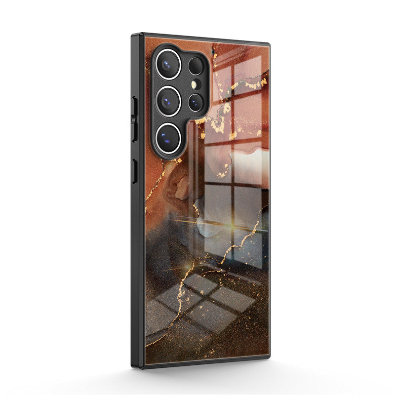 Amber Brown - Samsung Glass Case Caselm