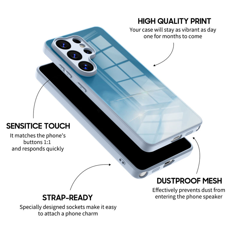 Snow Peak Color - Samsung Glass Case