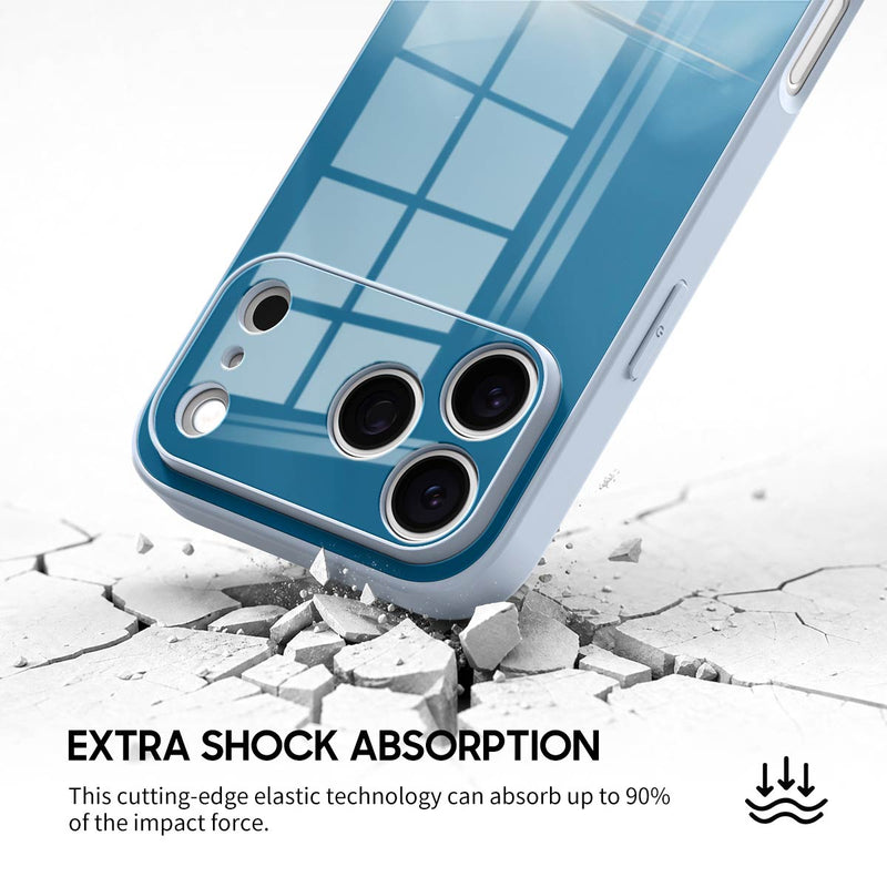 Snow Peak Color - iPhone Glass Case