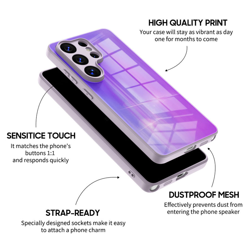 Streamer Purple - Samsung Glass Case