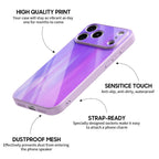 Streamer Purple - iPhone Glass Case