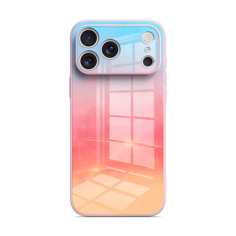 Gradient Of Clouds - iPhone Glass Case
