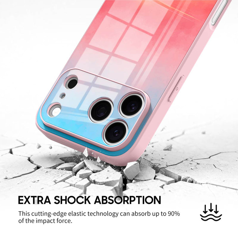 Gradient Of Clouds - iPhone Glass Case