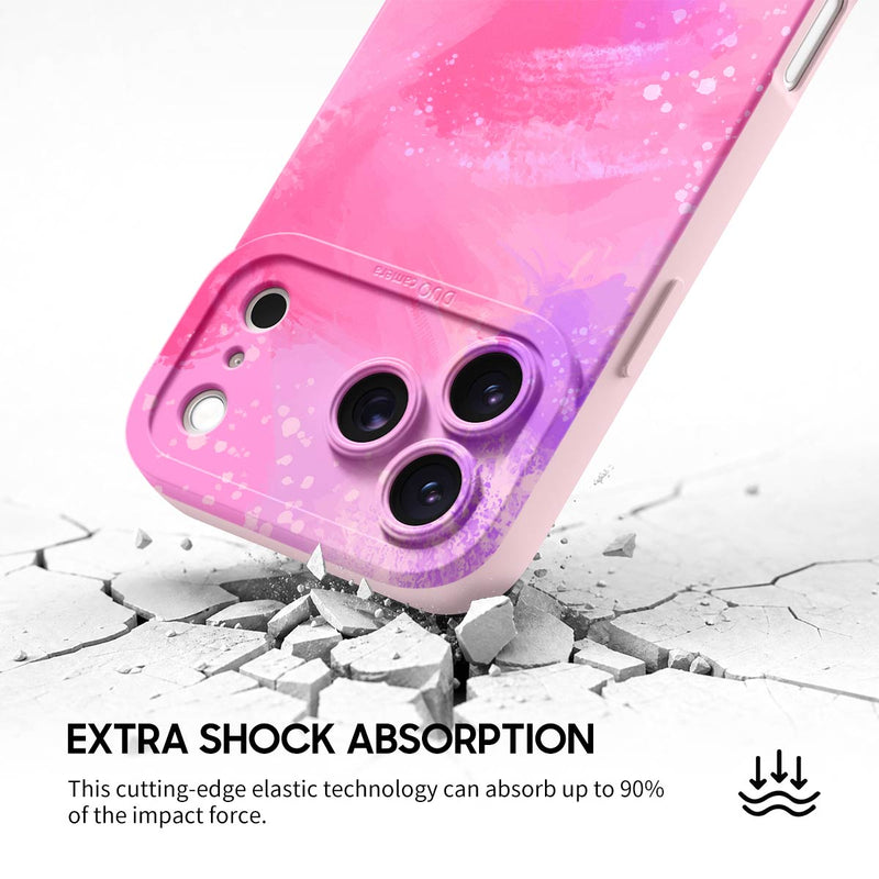 Pink Purple Coral - iPhone Silicone Case