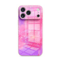 Pink Purple Coral - iPhone Glass Case