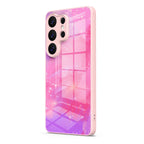 Pink Purple Coral - Samsung Glass Case