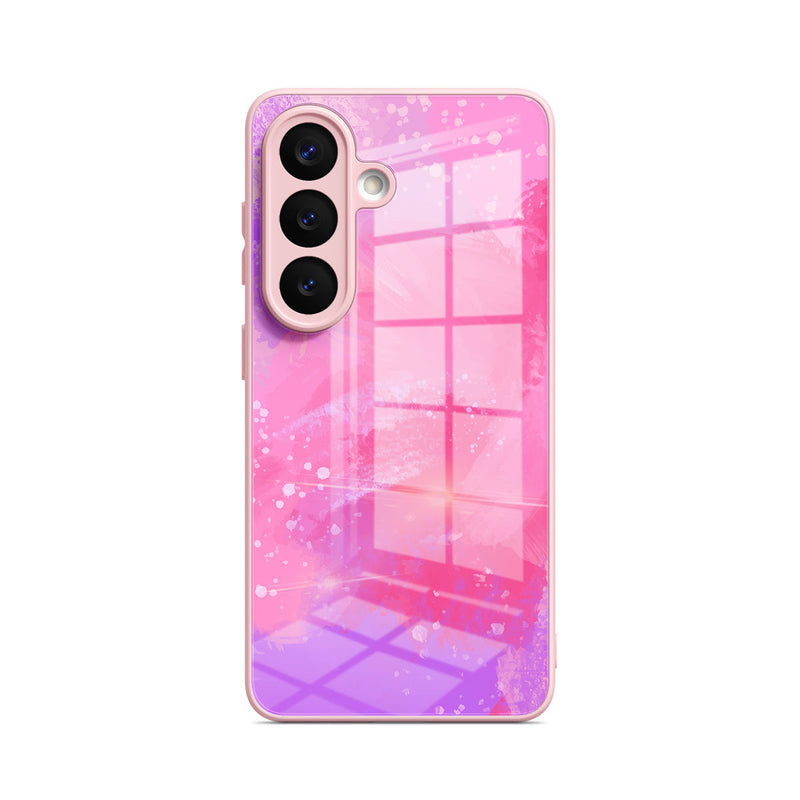 Pink Purple Coral - Samsung Glass Case