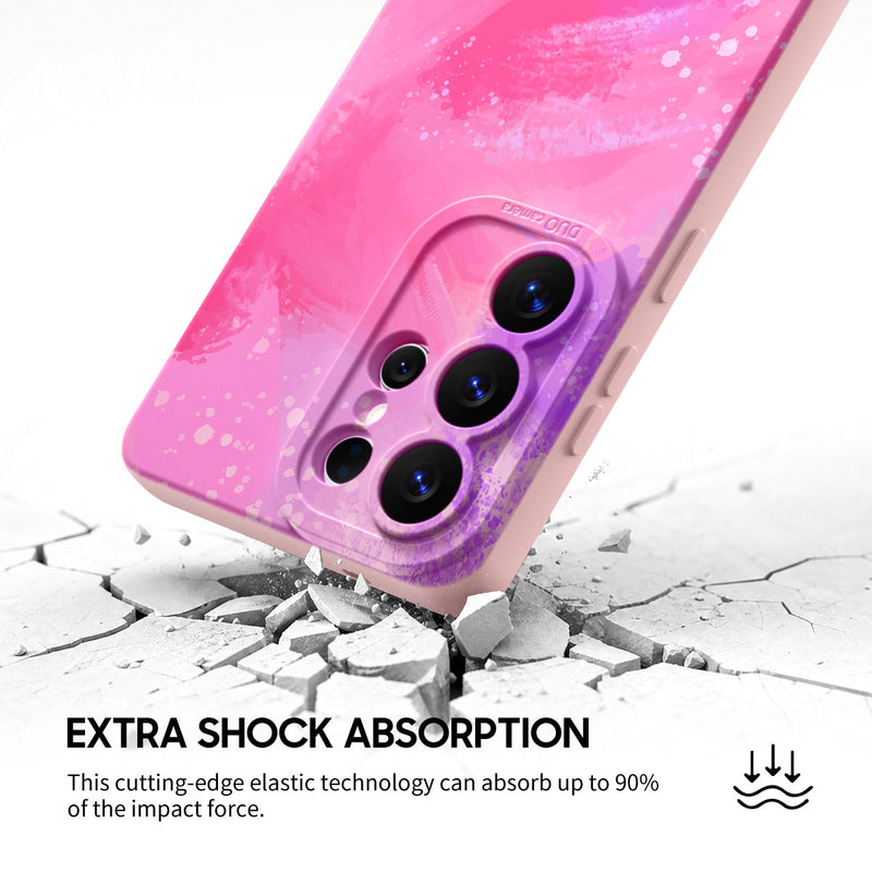 Pink Purple Coral - Samsung Silicone Case