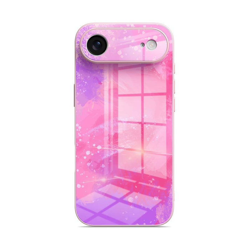 Pink Purple Coral - iPhone Glass Case