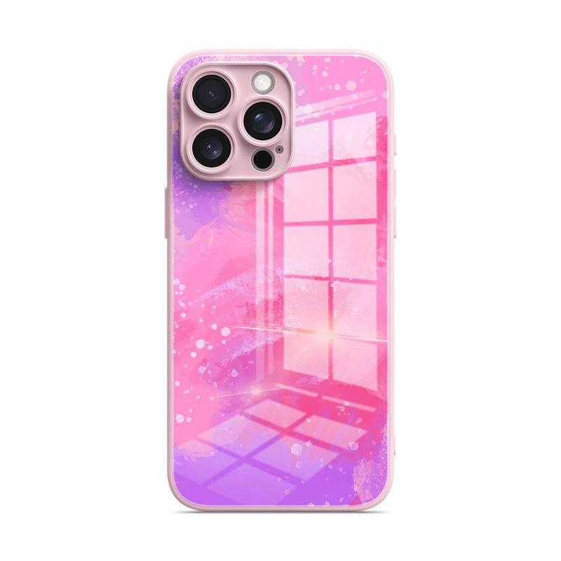 Pink Purple Coral - iPhone Glass Case