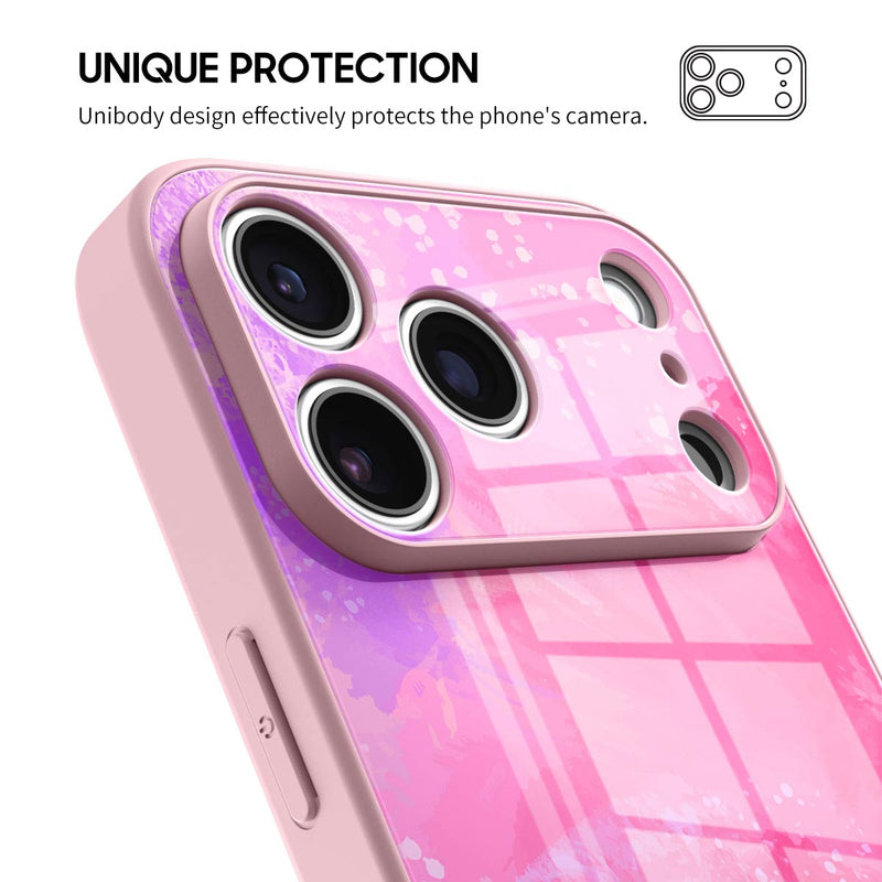 Pink Purple Coral - iPhone Glass Case