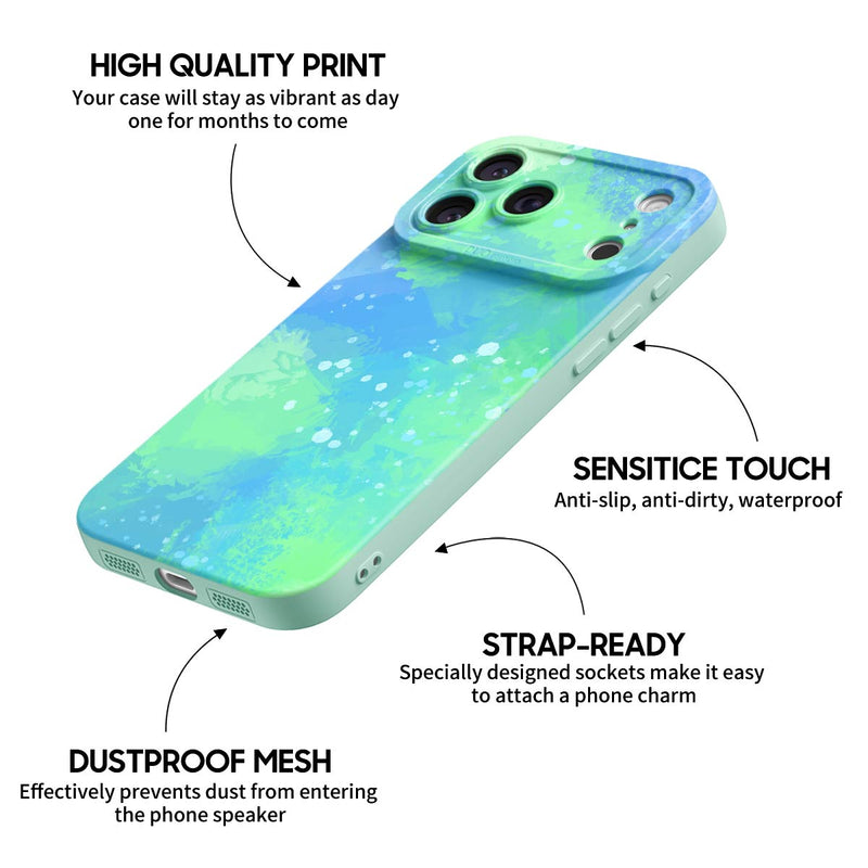 Fluorescent Jellyfish - iPhone Silicone Case