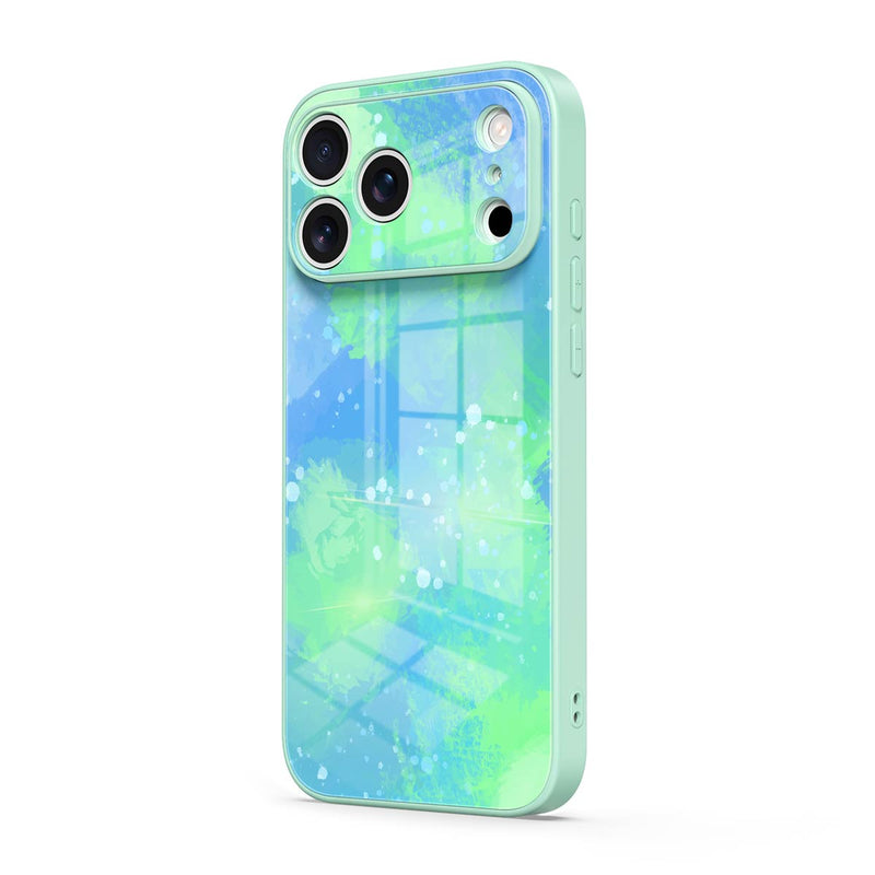 Fluorescent Jellyfish - iPhone Glass Case