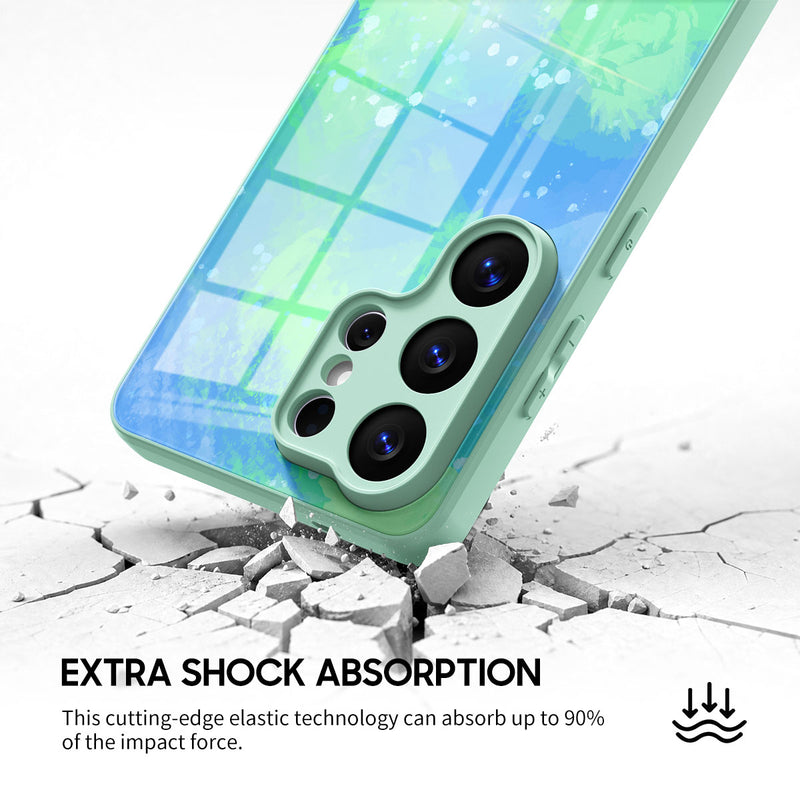 Fluorescent Jellyfish - Samsung Glass Case