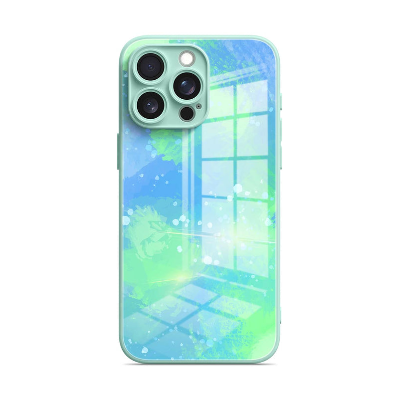 Fluorescent Jellyfish - iPhone Glass Case