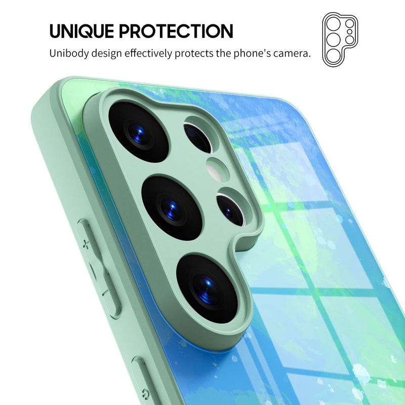 Fluorescent Jellyfish - Samsung Glass Case
