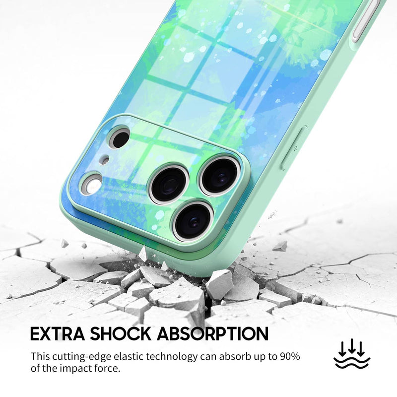 Fluorescent Jellyfish - iPhone Glass Case