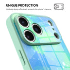 Fluorescent Jellyfish - iPhone Glass Case