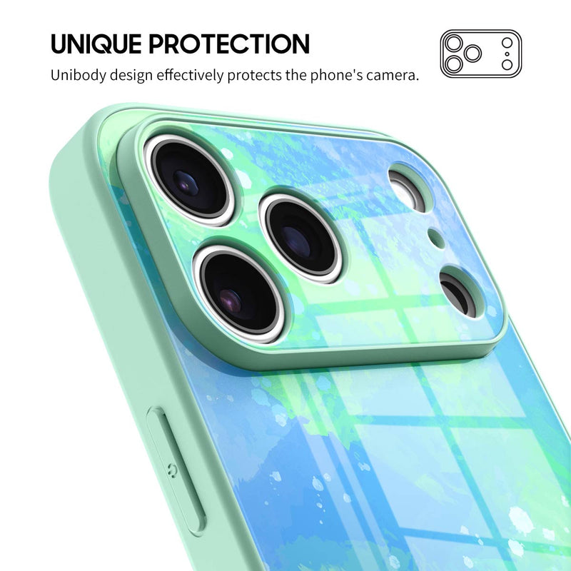 Fluorescent Jellyfish - iPhone Glass Case