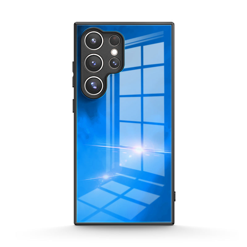 Blue Object - Samsung Glass Case Caselm