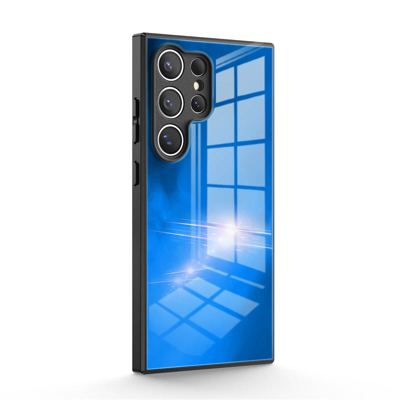 Blue Object - Samsung Glass Case Caselm