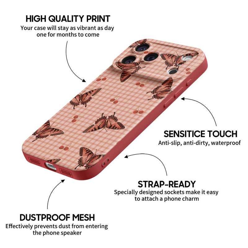 Dancing With Butterflies - iPhone Silicone Case