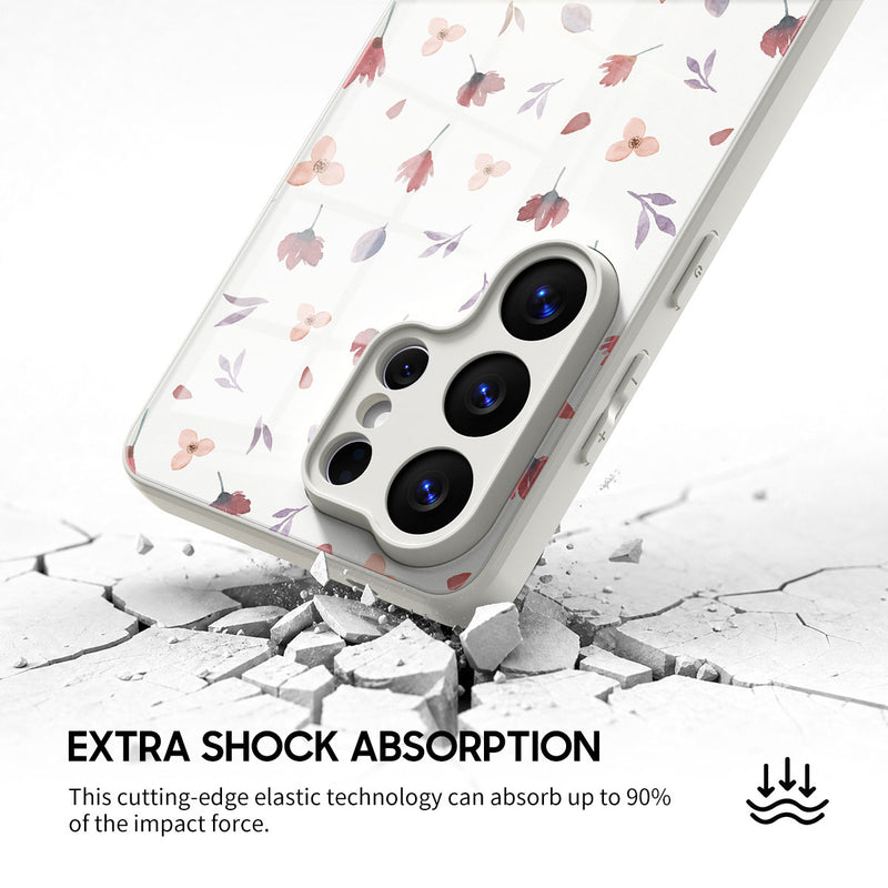 Floral Scent - Samsung Glass Case
