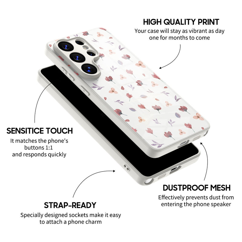 Floral Scent - Samsung Glass Case