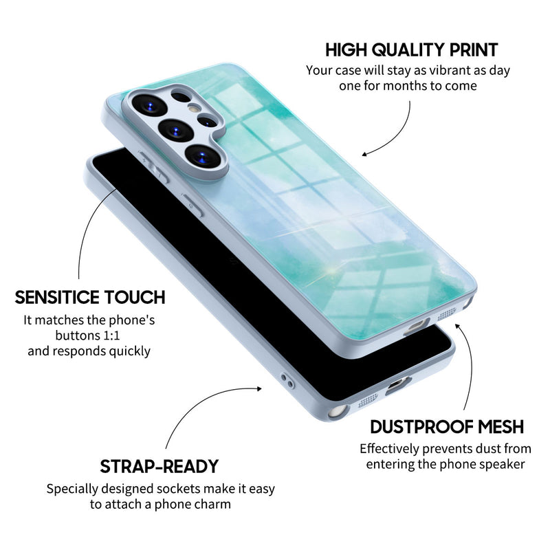 Rippling Water - Samsung Glass Case