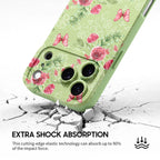 Butterfly Among Flowers - iPhone Silicone Case