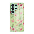 Butterfly Among Flowers - Samsung Glass Case