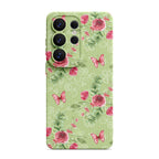Butterfly Among Flowers - Samsung Silicone Case