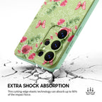 Butterfly Among Flowers - Samsung Silicone Case