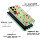 Butterfly Among Flowers - Samsung Silicone Case