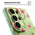 Butterfly Among Flowers - Samsung Silicone Case