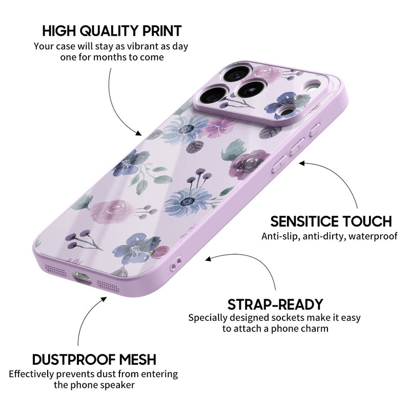 Gentle Breath - iPhone Glass Case