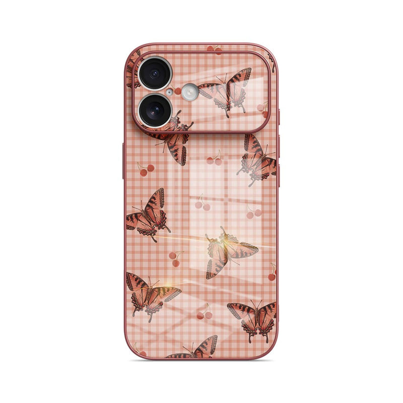 Dancing With Butterflies - iPhone Glass Case