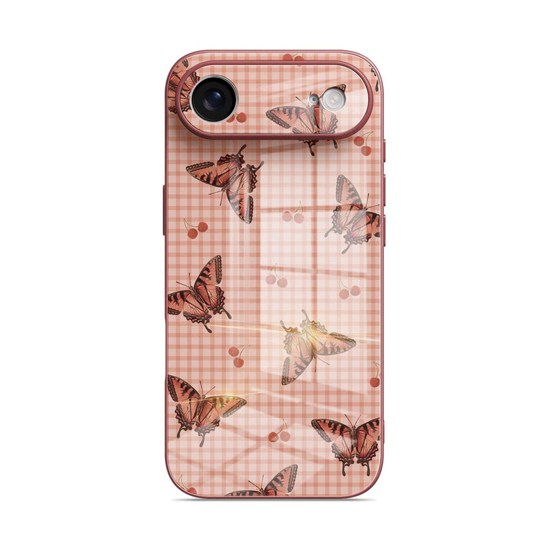 Dancing With Butterflies - iPhone Glass Case