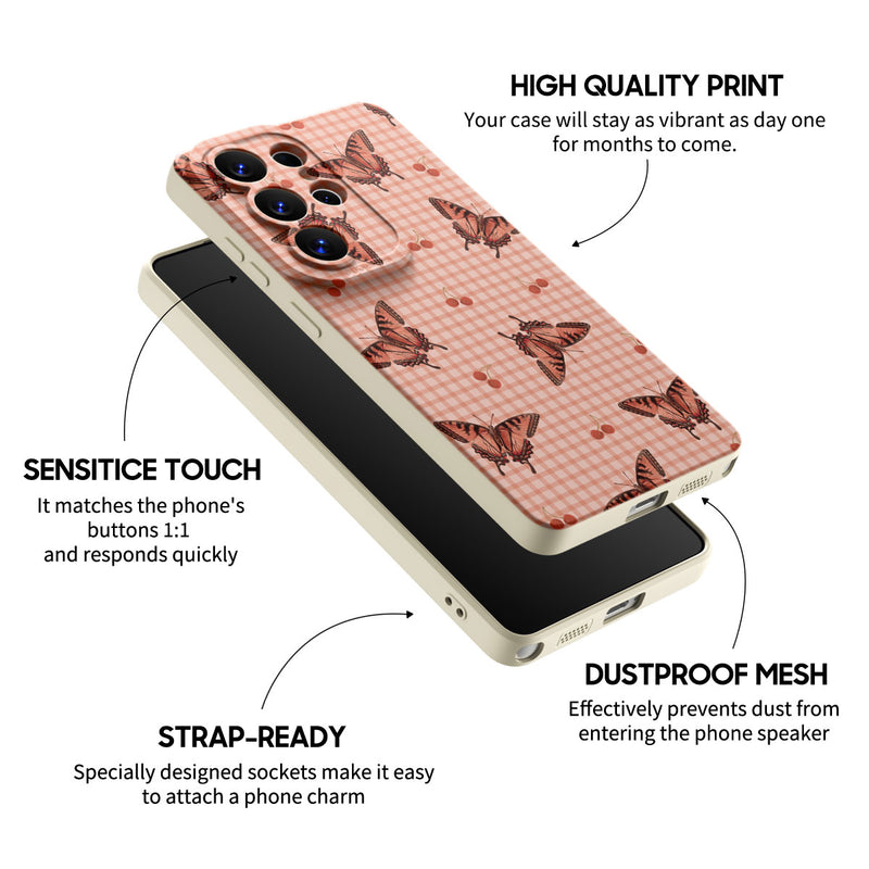 Dancing With Butterflies - Samsung Silicone Case