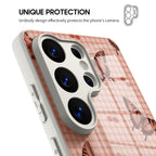 Dancing With Butterflies - Samsung Glass Case