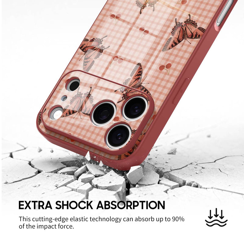 Dancing With Butterflies - iPhone Glass Case